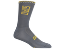 Comp Racer High Rise Sock / dark shark/spectra yellow / L