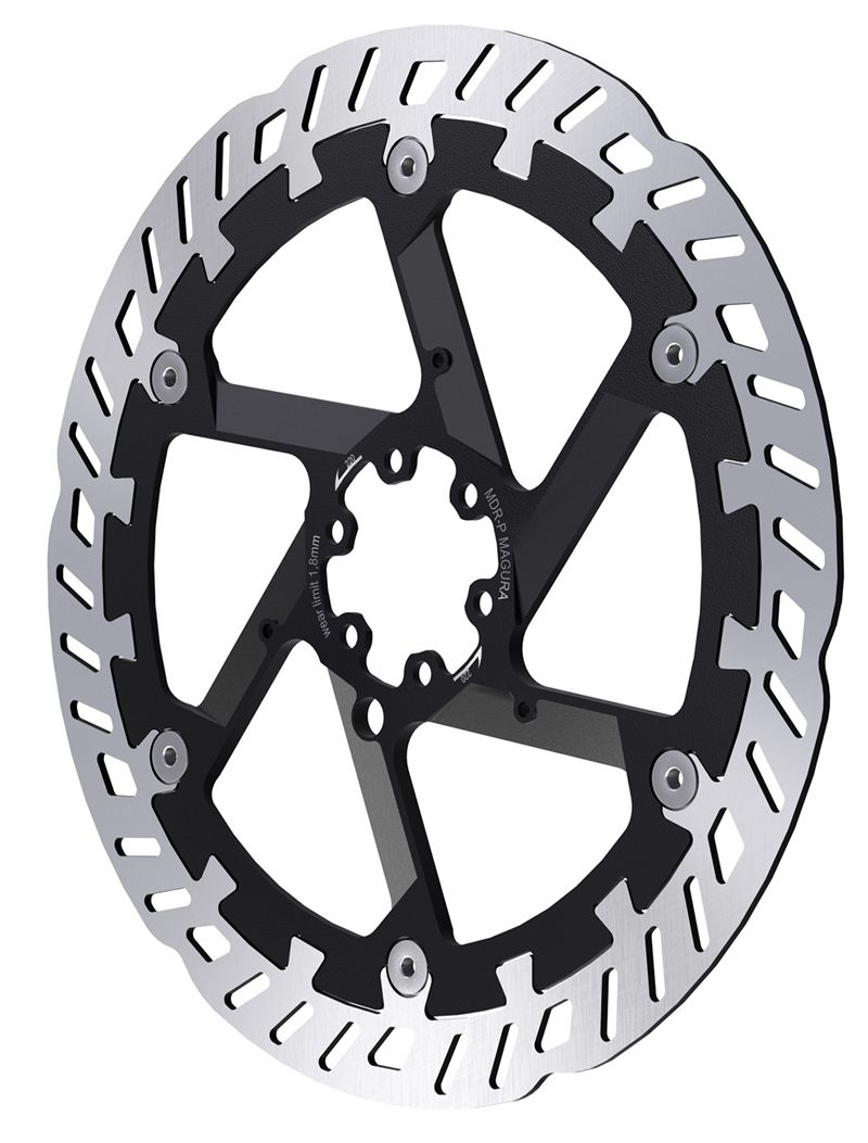 MDR-P Bremsscheiben, 6Loch / silber / 203mm