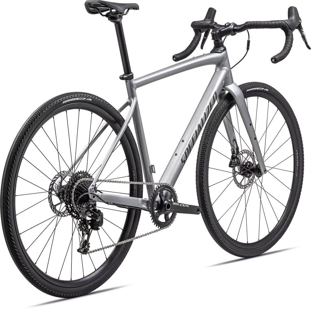 DIVERGE COMP E5 Gravelbike / satin silver dust smoke / 58 CM