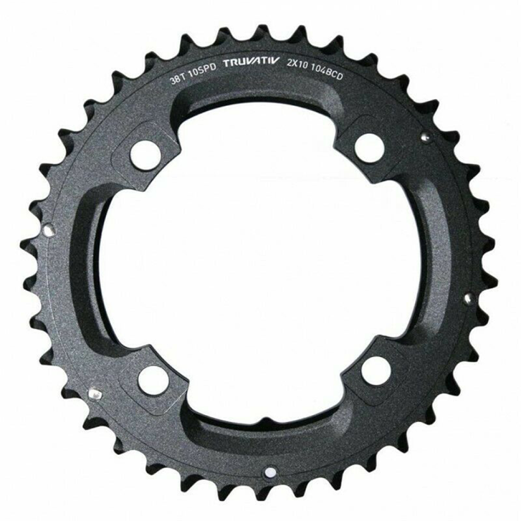 Chainring MTB 104 BCD No Pin 38T 2x10 / black / 104x38T