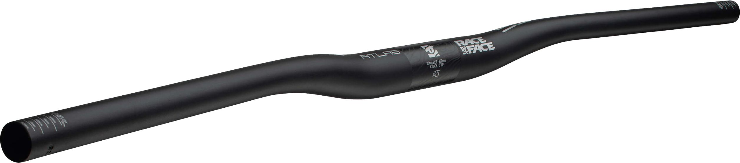 ATLAS ALU 20MM Riser Lenker / black