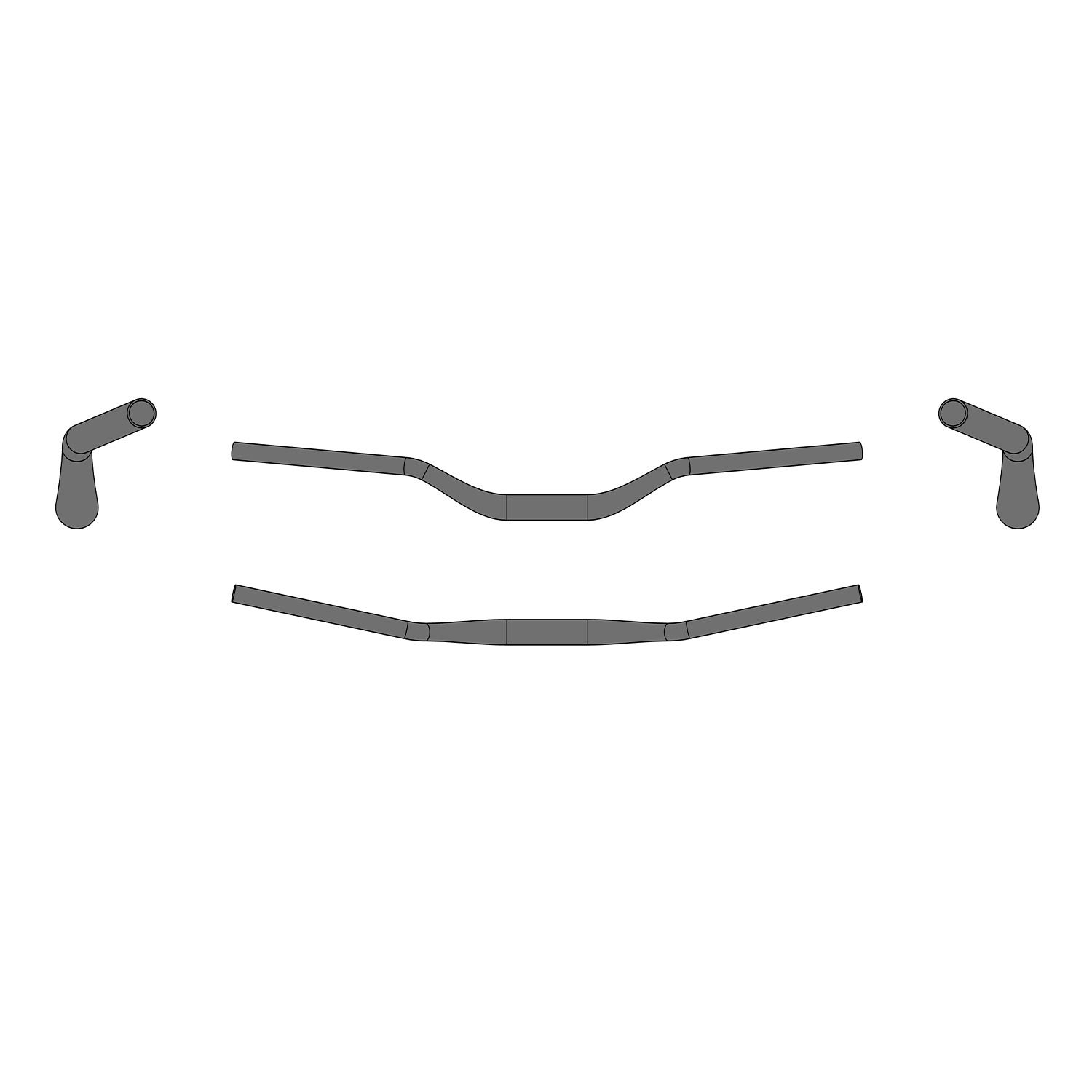 RISER BAR 50 / schwarz / 31.8mm