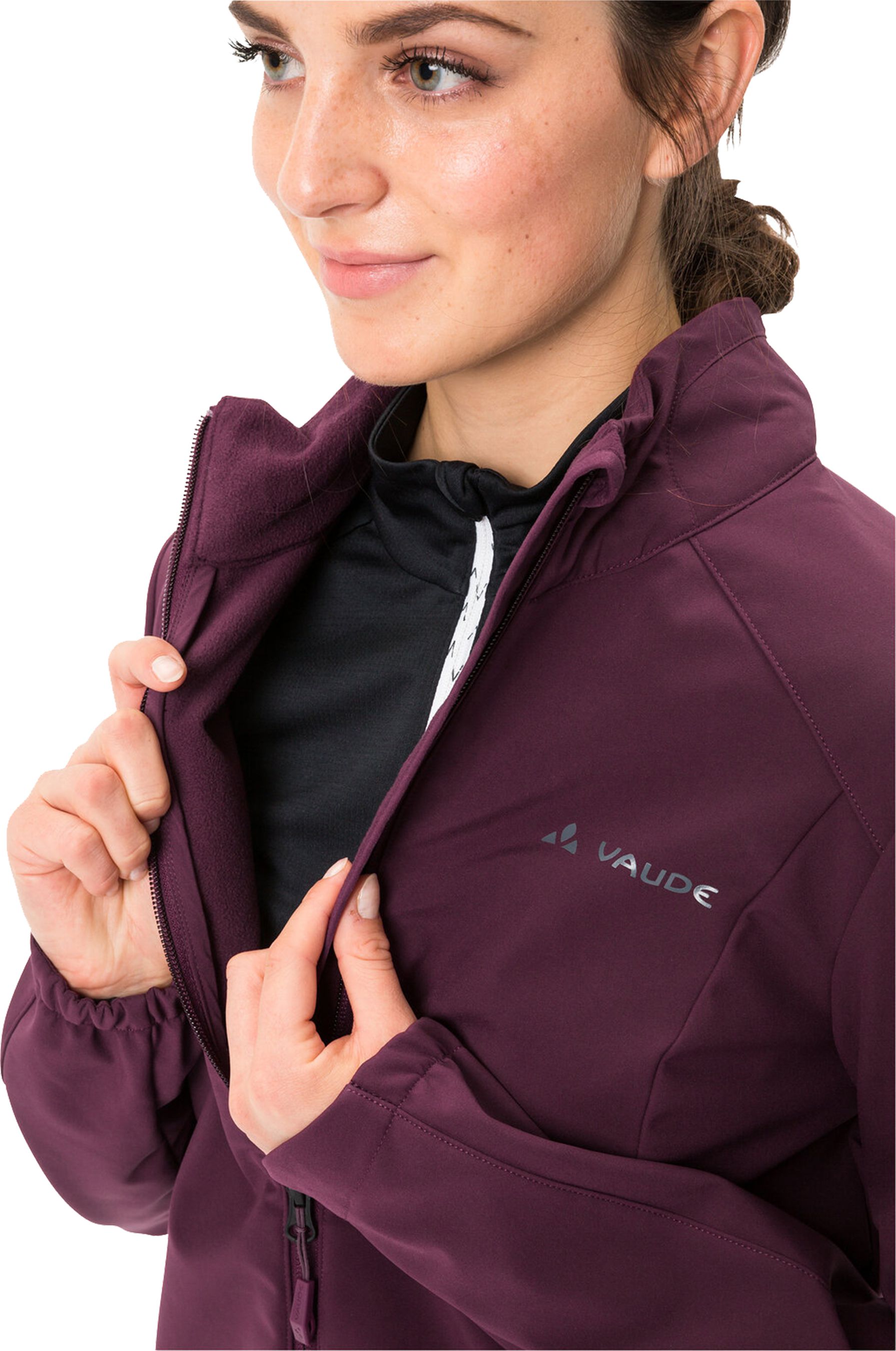 WINTRY IV Damen-Softshelljacke / cassis / 44