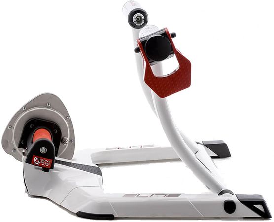 QUBO FLUID Hometrainer, feste Rolle mit Ölbremse / weiss
