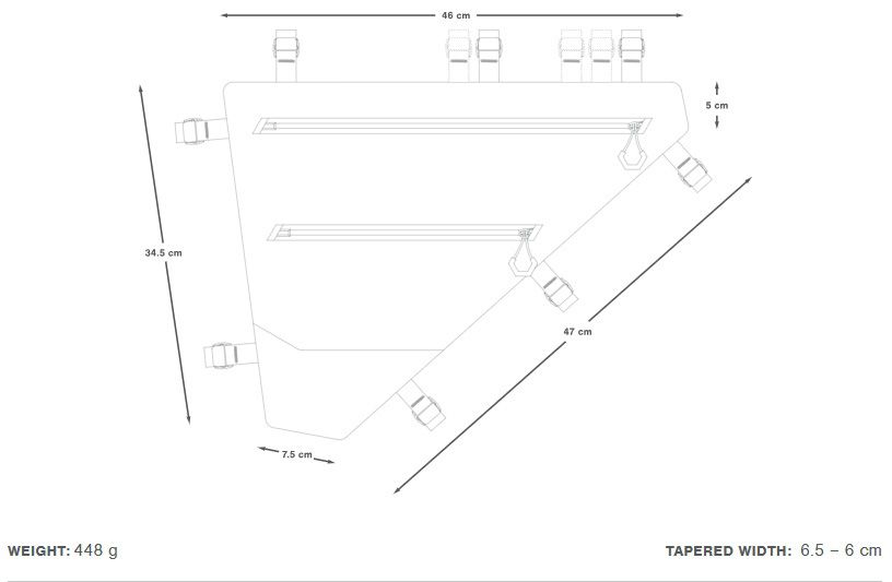 EXPEDITION FULL FRAME PACK Rahmentasche / black / 8l