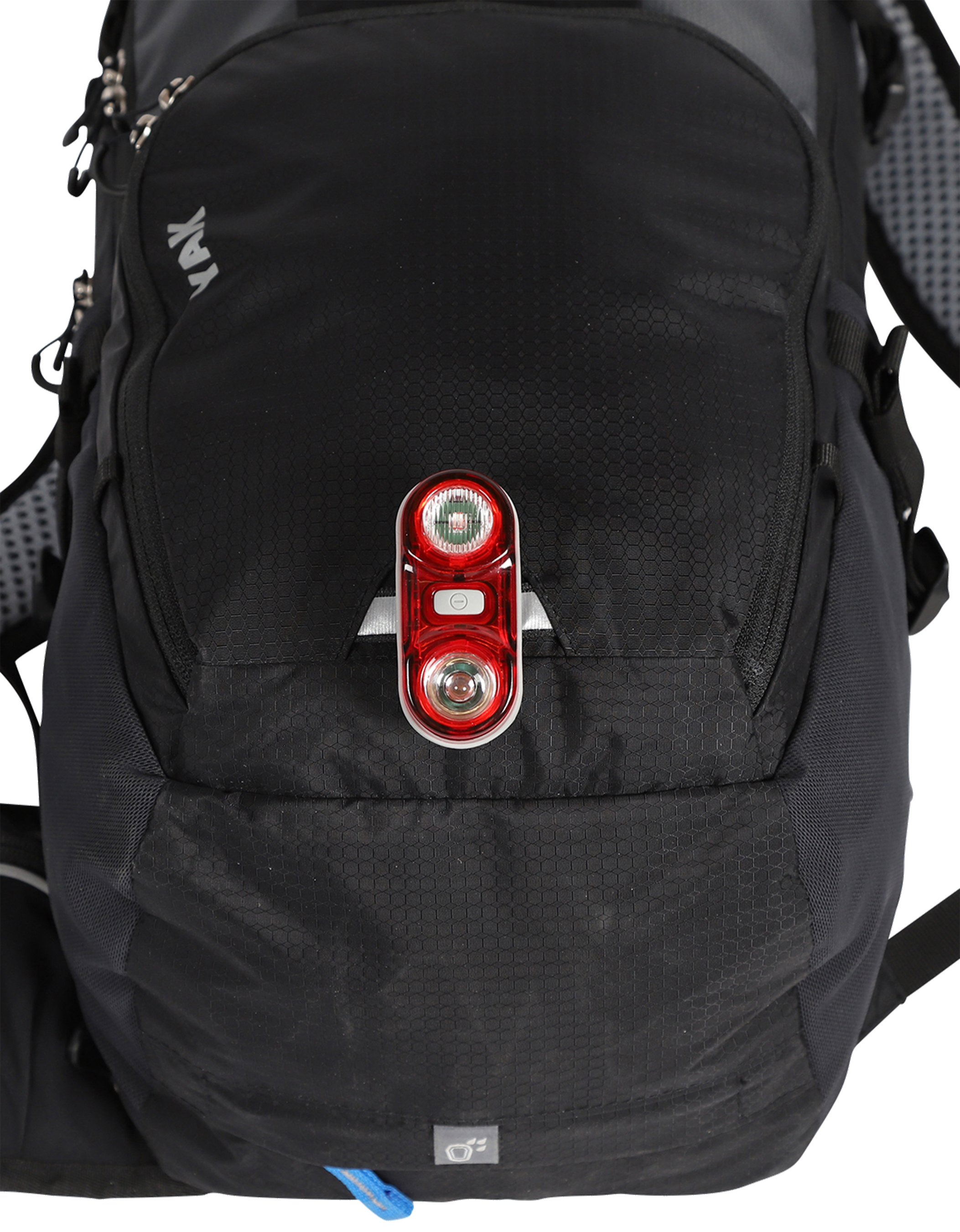 YAK Rucksack 19 + 5 Liter / schwarz grau / 19+5L
