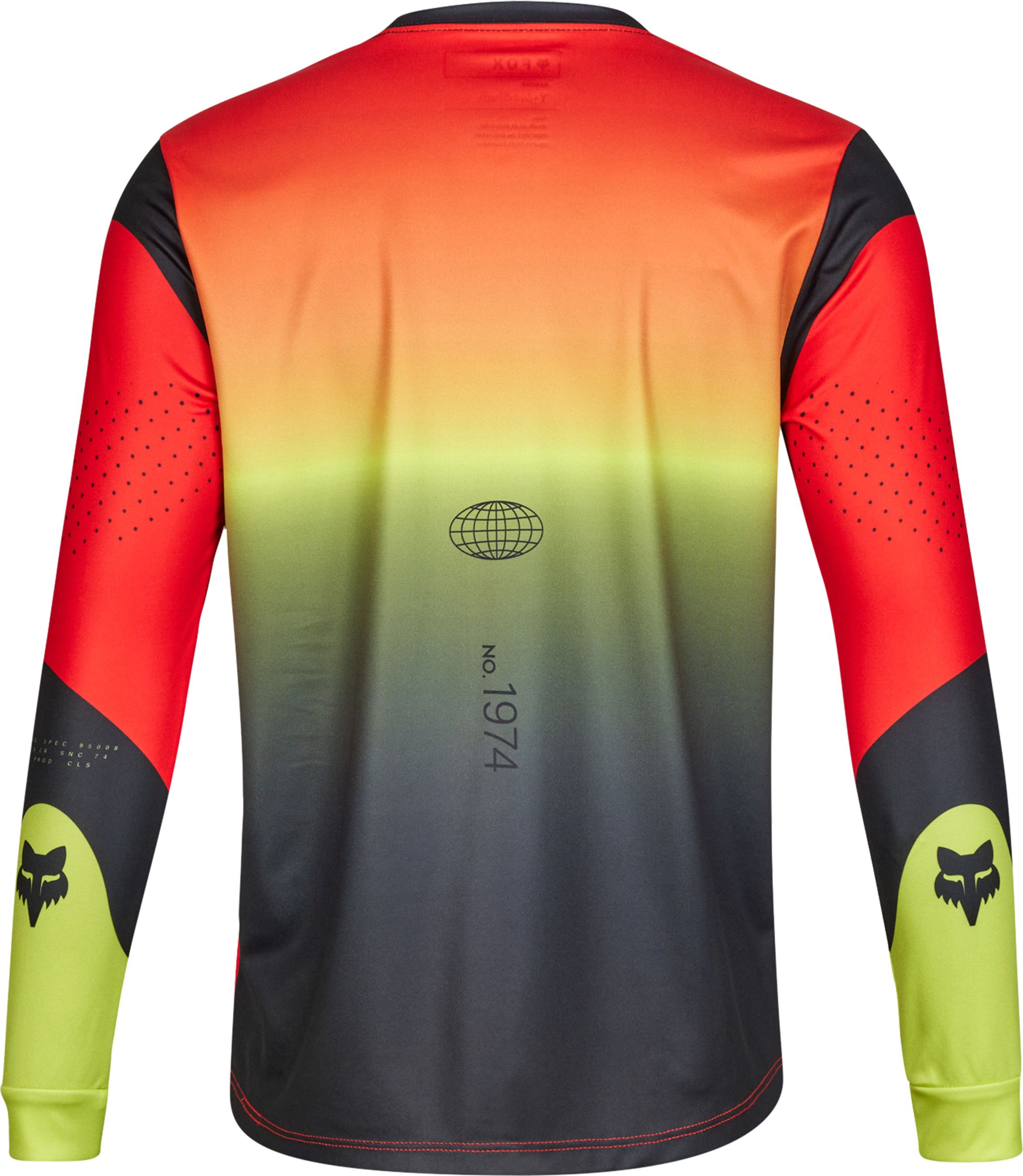 YOUTH RANGER REVISE Jugend-Langarmshirt / red/yellow / XL