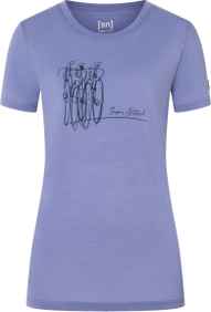 Multisport-Shirts - BIKE ART Damen-Kurzarm-Merino-Shirt  von SUPER.NATURAL