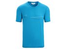 TECH LITE II CADENCE PATHS Herren-Kurzarmshirt / geo blue / XL