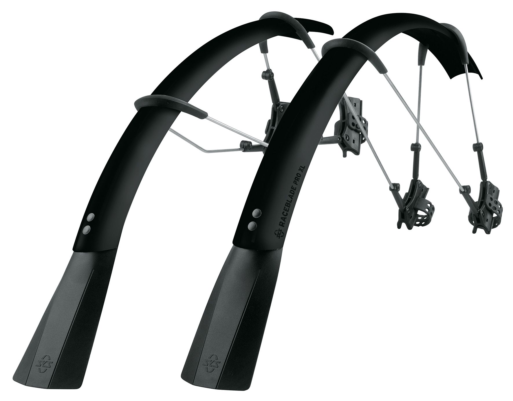 RACE BLADE Spritzschutz für Rennvelo (28") / schwarz matt