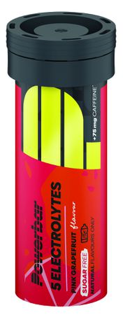 5 ELECTROLYTES TABS mit Koffein / PINK GRAPEFRUIT