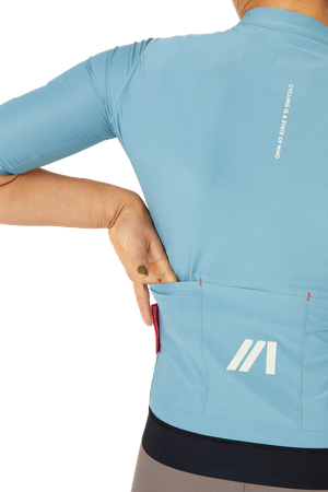 AIR 2.0 Damen-Kurzarmtrikot / blue sky / M