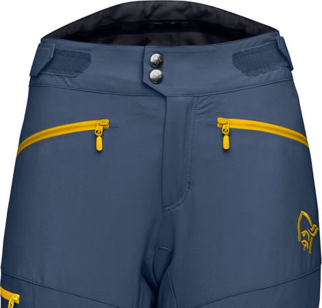 FJØRÅ  FLEX 1 Damen-Bikeshorts / vintage indigo / S