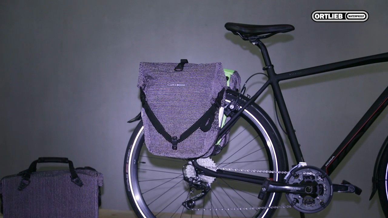 BACK-ROLLER HIGH VISIBILITY Hinterradtasche (Single) / black reflective / 20 L