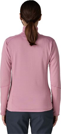 R1 HYBRID Damen-Fleecejacke / light violet / XL