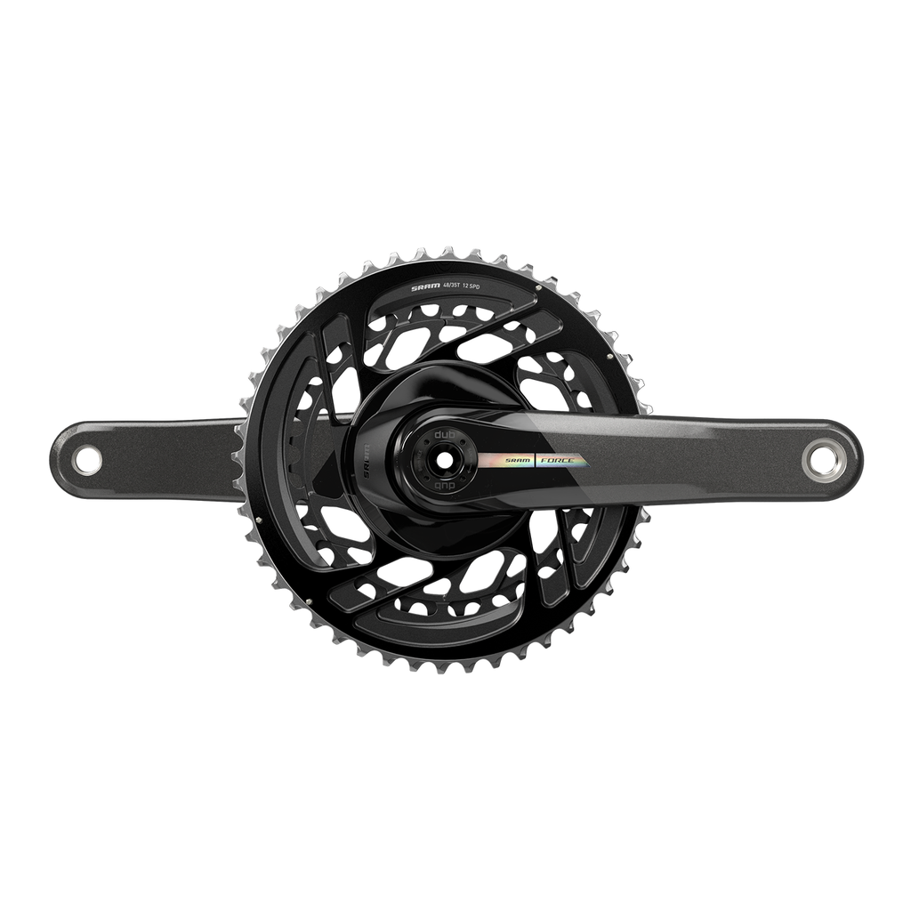 MY23 Crankset Force AXS 2x DUB / black/iridescent / 175mm/50/37t