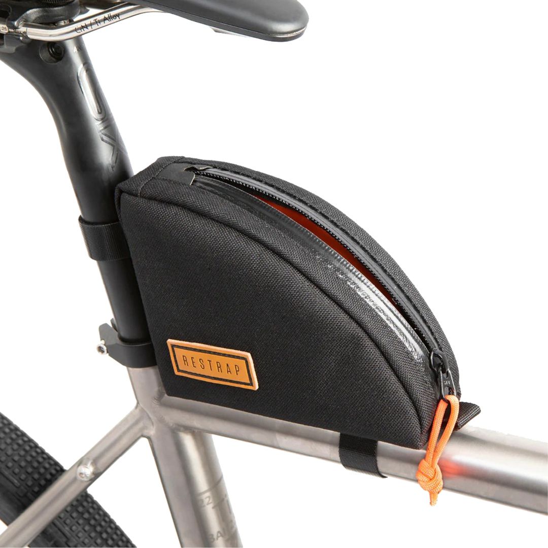 Rear Top Tube Bag / schwarz / 13 x 18 x 3 cm, 0.8 l