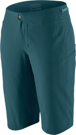 DIRT ROAMER Damen-Bikeshorts / tidal teal / M=8