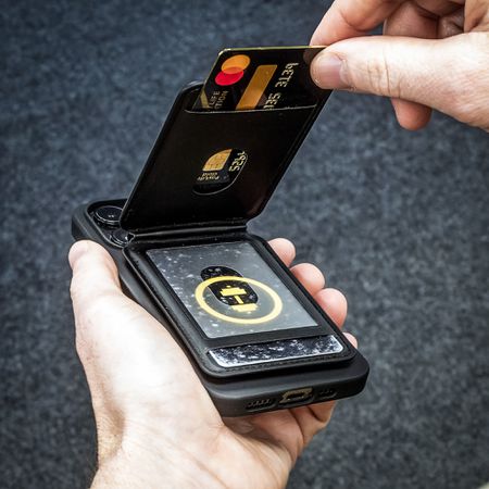 Magnetic Card Wallet SPC+ / schwarz