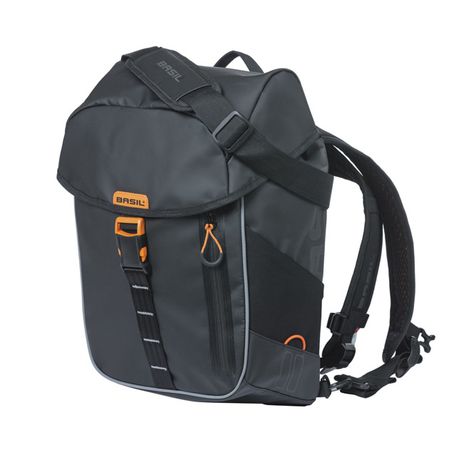 Miles Tarpaulin Fahrradrucksack / schwarz/orange