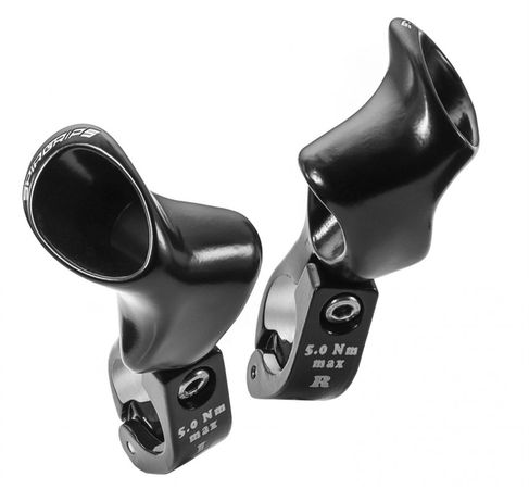 SPIRGRIPS Ergo Innenlenker Griffe MTB / schwarz matt