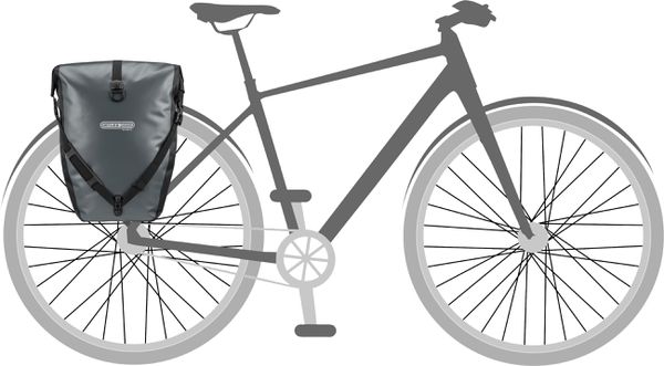 BACK-ROLLER CLASSIC Hinterradtaschen (Duo) / asphalt - black / 20
