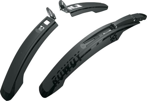 Steckschutzblechgarnitur Rowdy 20"-24" schwarz / schwarz