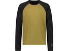 TARN WIND Herren-Merino-Langarmshirt mit Windschutz / lichen/black / XXL