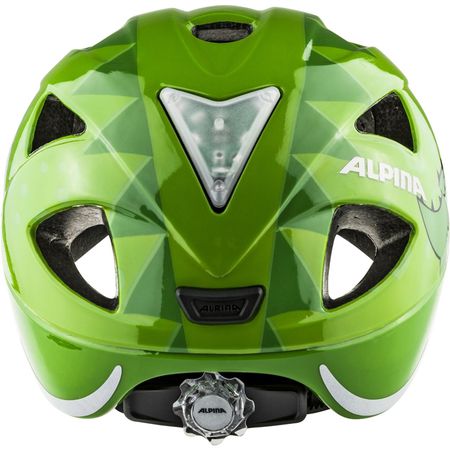 XIMO FLASH Kinderhelm mit Blinklicht / grün / 49-54cm