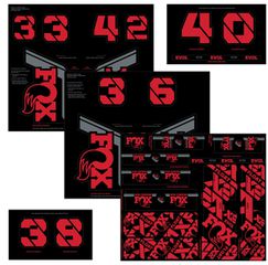 Decal 21 Custom Fork & Shock / Red