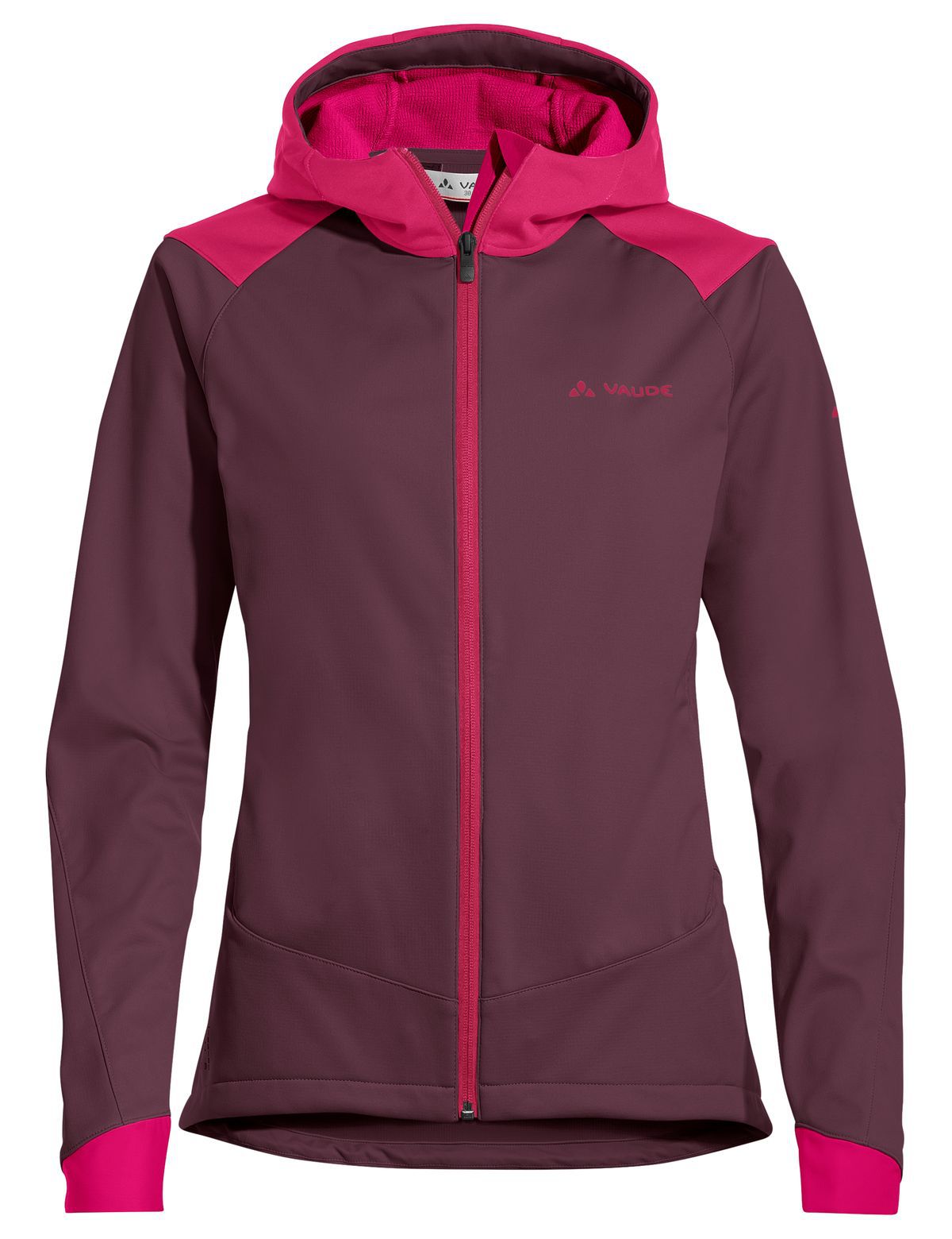 QIMSA Damen-Softshelljacke / cassis / 36