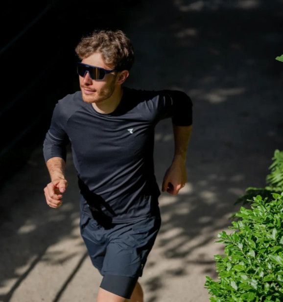 ERVO Sportbrille / gold blue