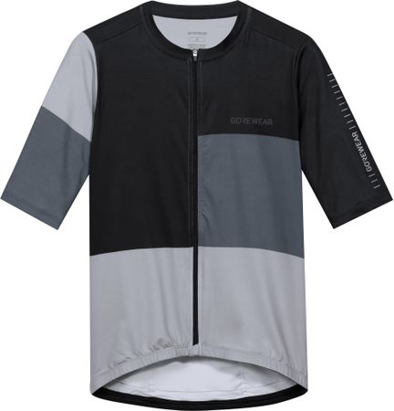 SWIFTRIDE BLOCK Herren-Kurzarmtrikot / black/lab graphite / L