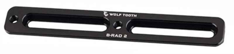 B-RAD 2 Adapter für Bidonhalter oder Zubehör, Schwarz - Hauptansicht