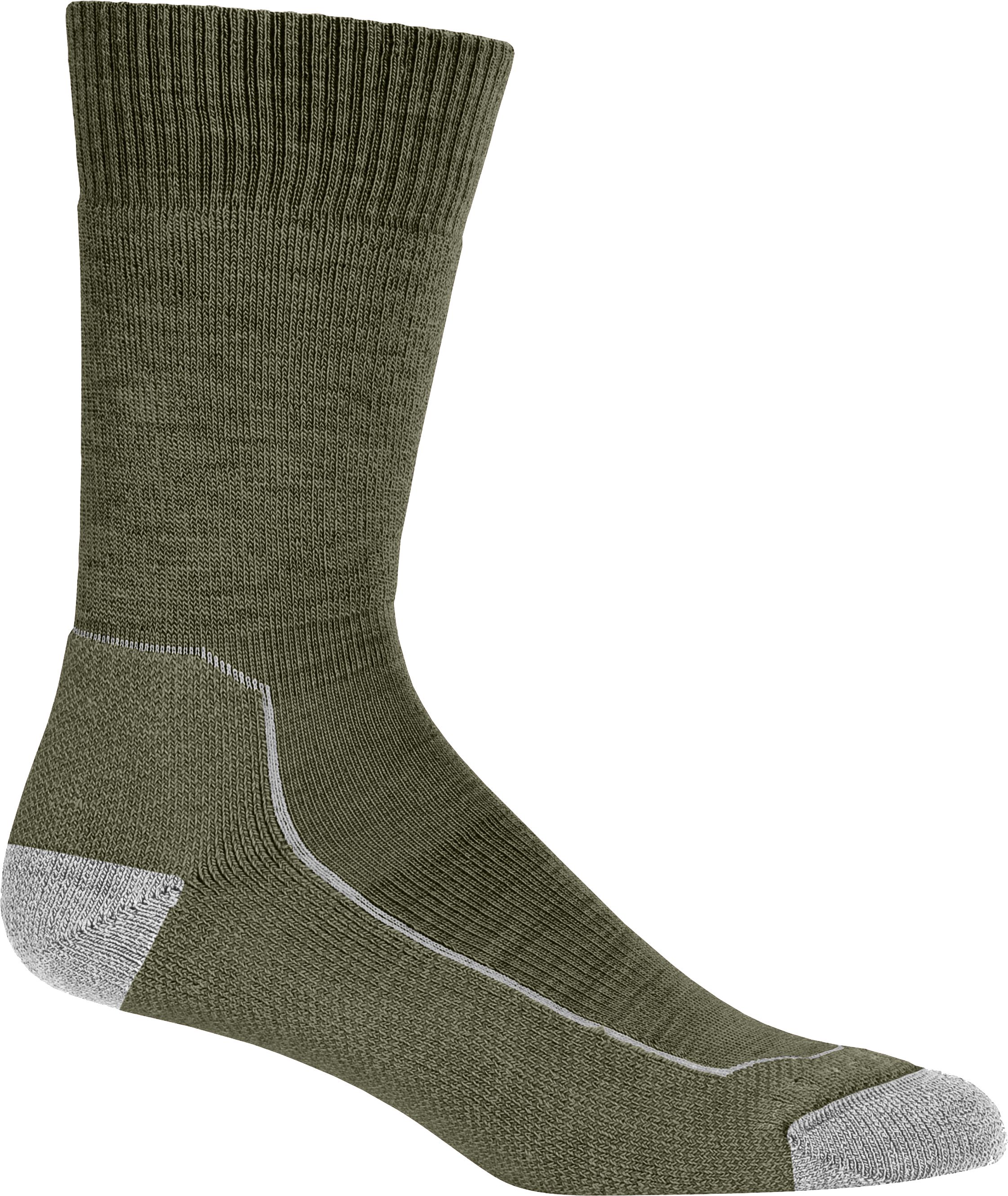 HIKE+ MEDIUM Damen-Merino-Socken / loden/blizzard hthr/snow / S=35-37