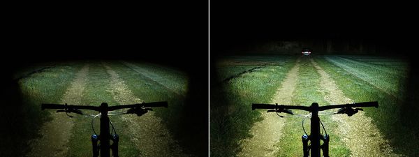 SL F BOSCH Purion/Kiox LED-Scheinwerfer mit Auf-/Abblendlicht / schwarz