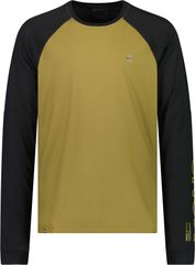 TARN WIND Herren-Merino-Langarmshirt mit Windschutz / lichen/black / XXL