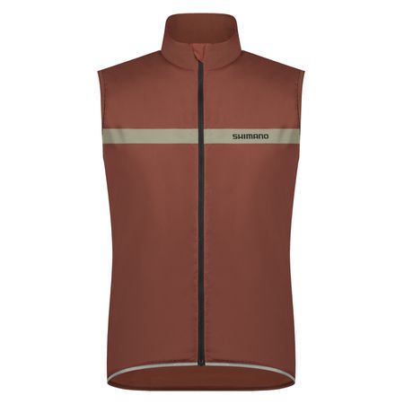Men Evolve Prima Wind Vest / mirror brown / S