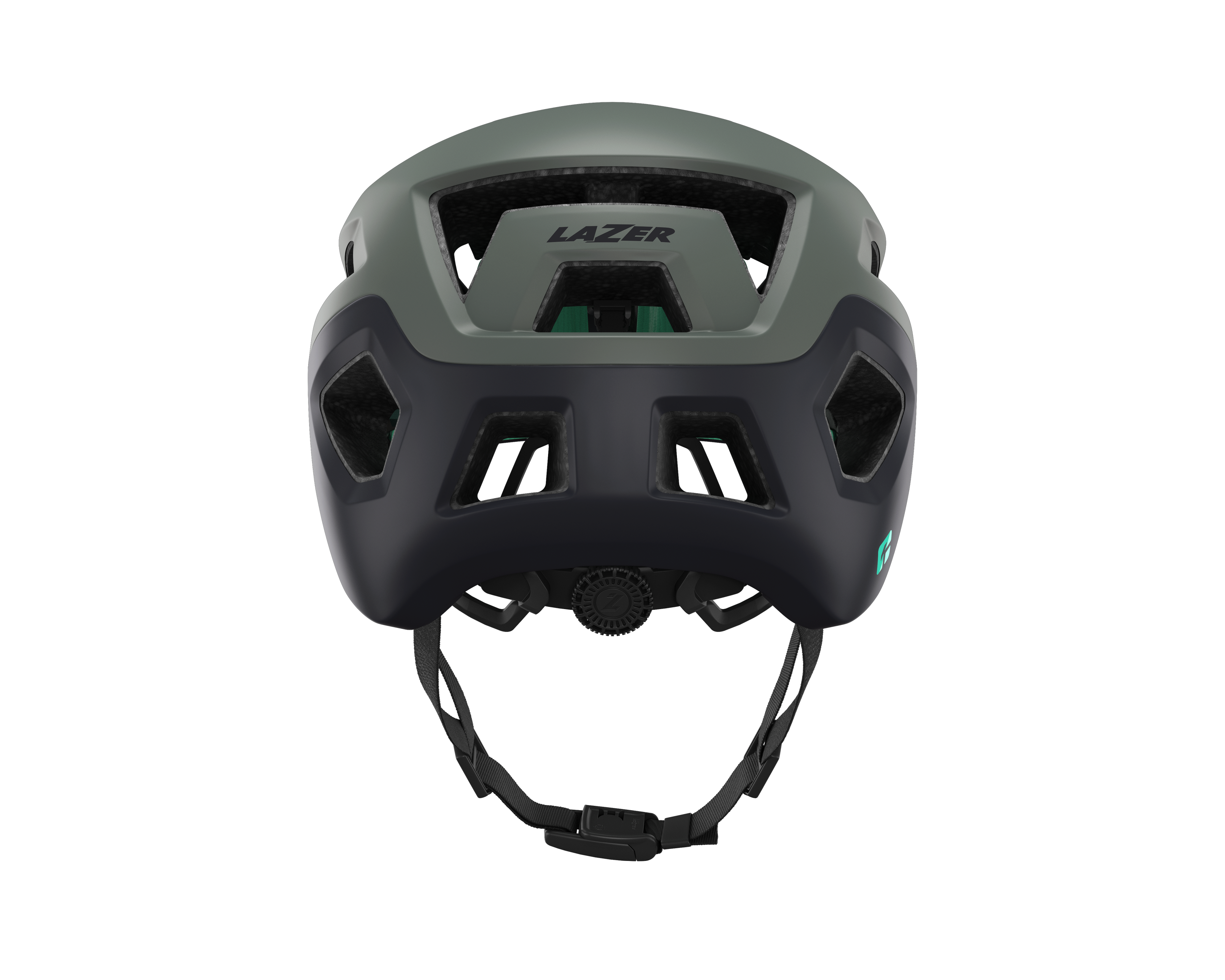 LAZER Unisex MTB Coyote KinetiCore Helm / matte dark green / S