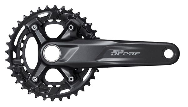 Kettenradgarnitur Deore FC-M5100 Double 11-Gang / schwarz / 170 mm, 51.8 mm