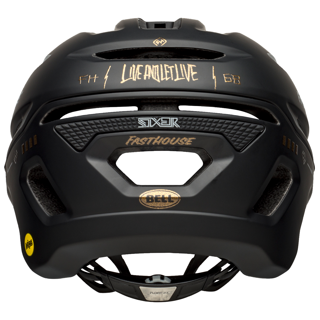 Sixer MIPS Helmet / matte/gl black/gold fasthouse / M