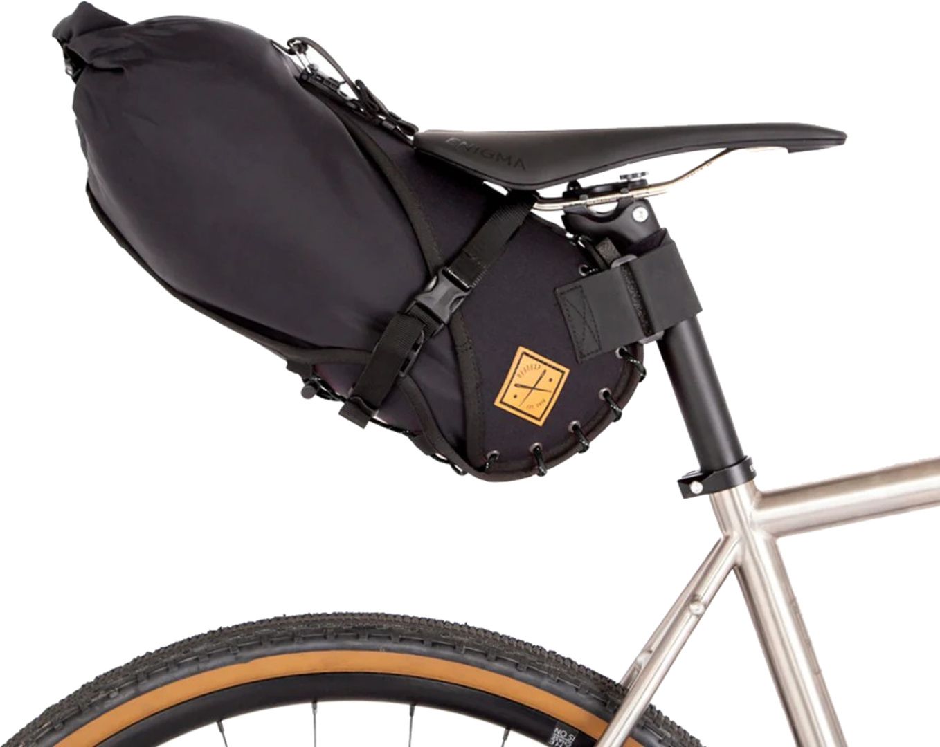 Saddle Bag 8 litres Black / schwarz / 40 x 16 x 16 cm, 8 l