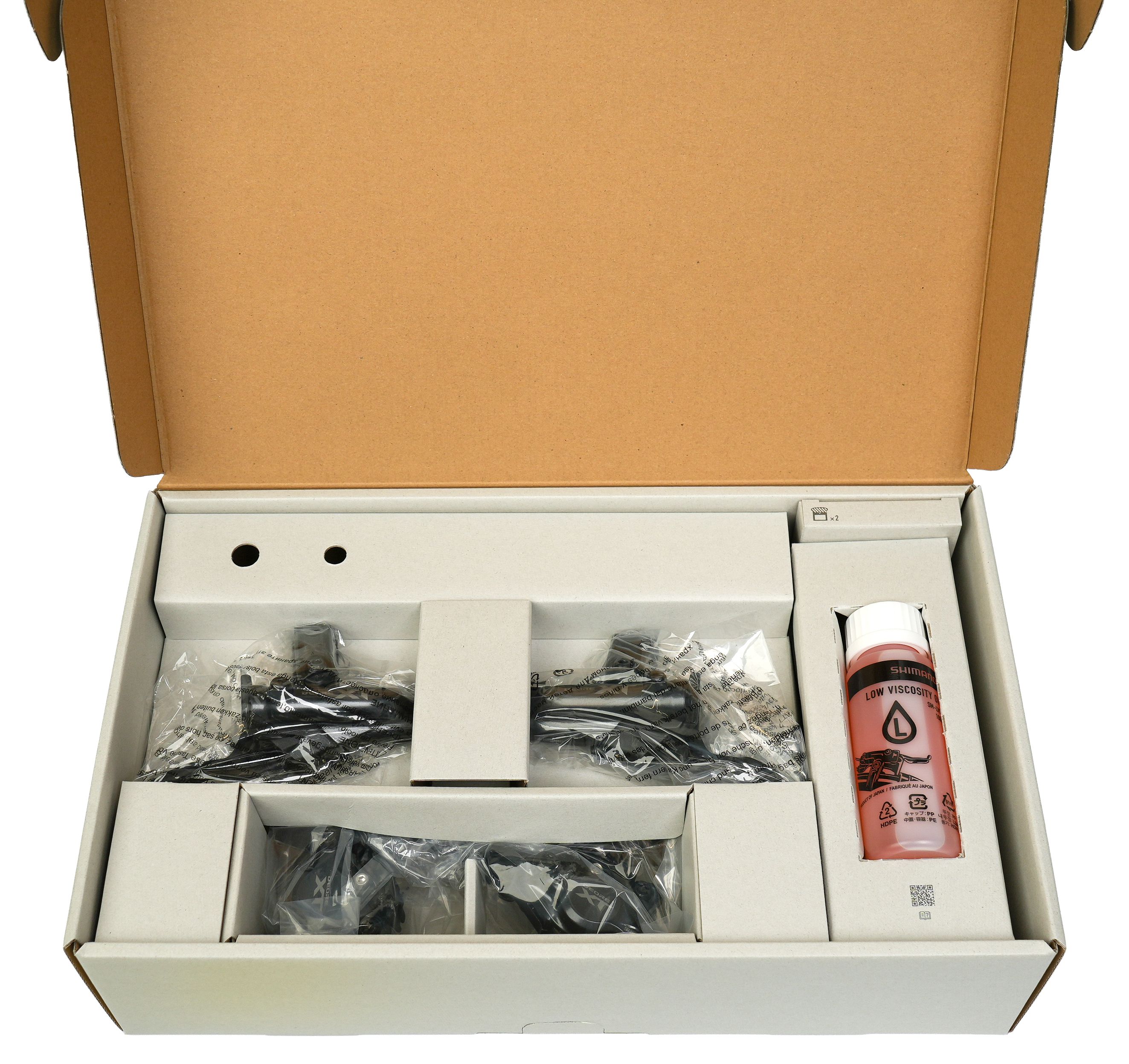 Scheibenbremsen-Set XT BR-8200 mit BL-8200 v&h Upgrade-Kit