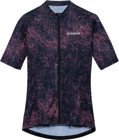 SPIRIT NEURO Damen-Kurzarmtrikot / orbit blue/coral red / S=38