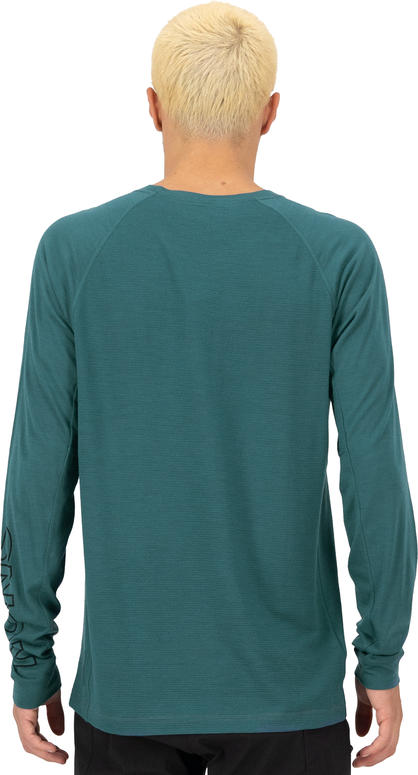 TARN Herren-Merino-Langarmshirt / iron/abyss / L
