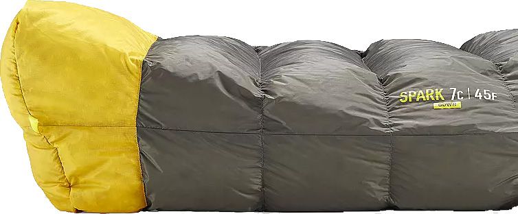 SPARK Ultralight Daunen- Schlafsack / grau / -1°, Long