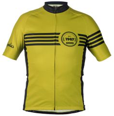 1987 TEAM Herren-Kurzarmtrikot / lime / 3XL
