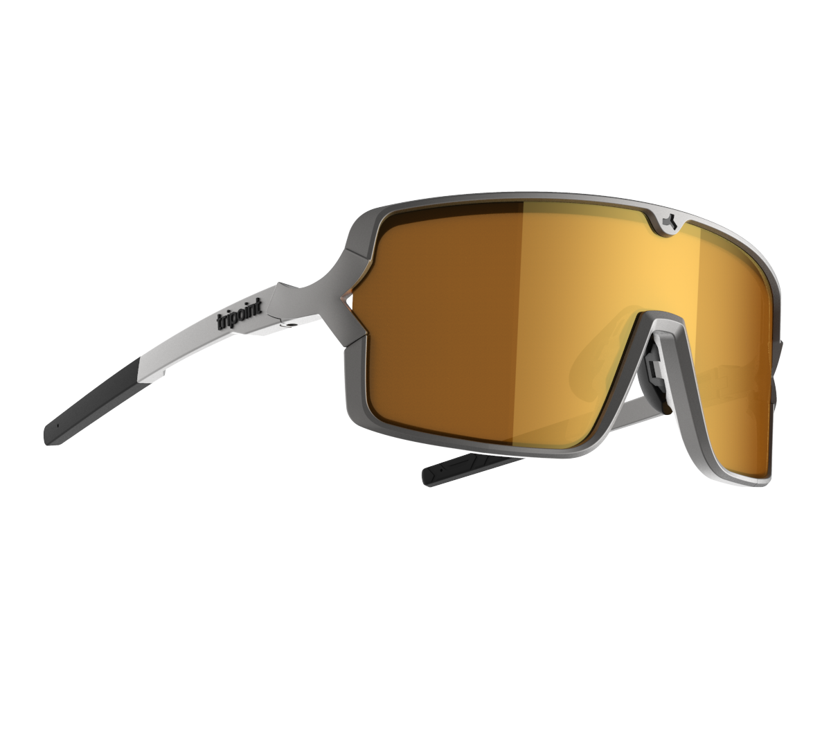 LAKE PRESPA X Sportbrille / matt metallic grey/brown bronze multi