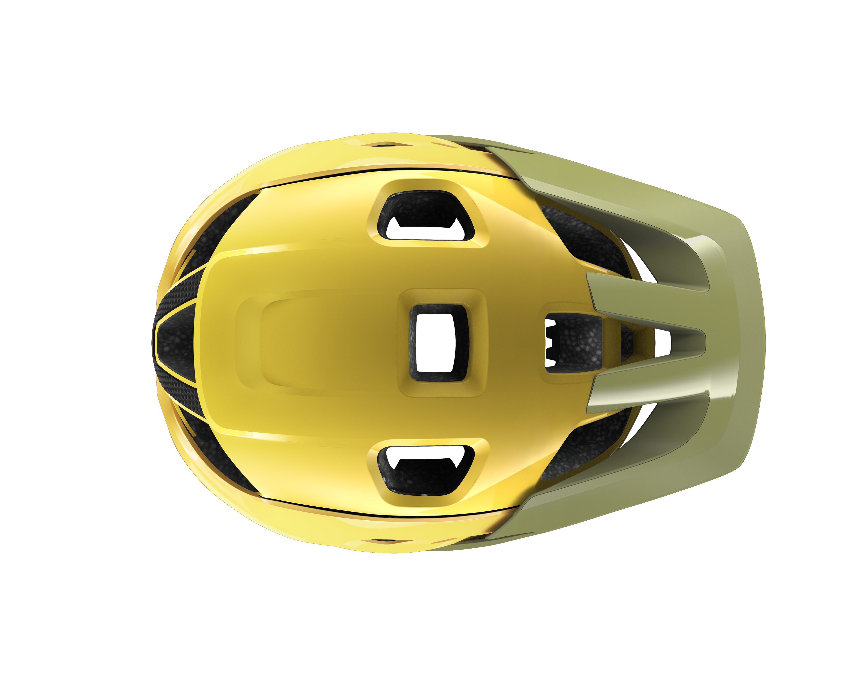 LAZER Unisex MTB Jackal KinetiCore Helm / gold green / L