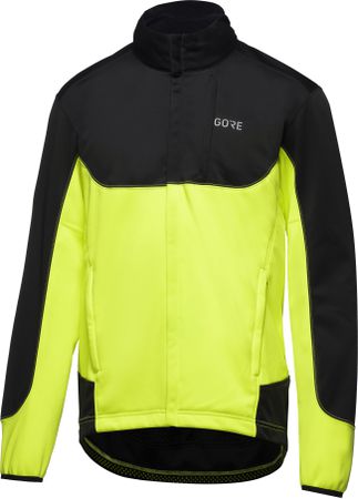 C5 GWS THERMO TRAIL Herren-Softshelljacke / black/neon yellow / M